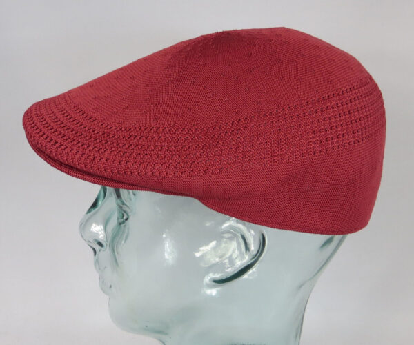 KANGOL TROPIC VENTAIR 507 Flatcap rot red velvet Mütze Ivy Cap Sommer Gatsby Neu