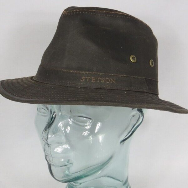 STETSON AVA co/pe Traveller Hut Vintage Outdoor Hat UV Schutz braun Neu