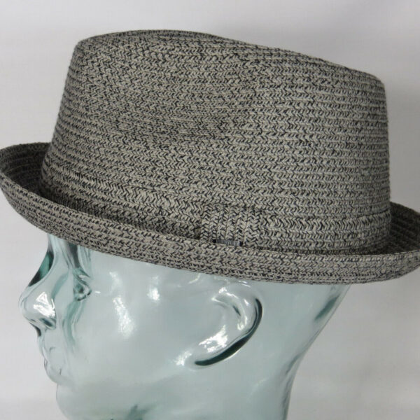 Bailey Billy Hats Player Pork Pie Trilby Hut Hat Strohhut Sommerhut grau Neu
