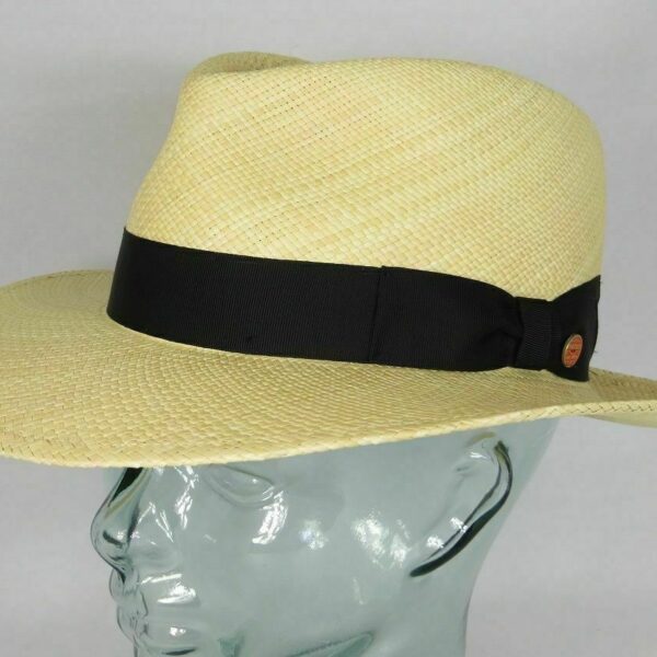 Mayser Colmar Panamahut eleganter Strohhut Natur Fedora Sonnenhut Hut UV 80