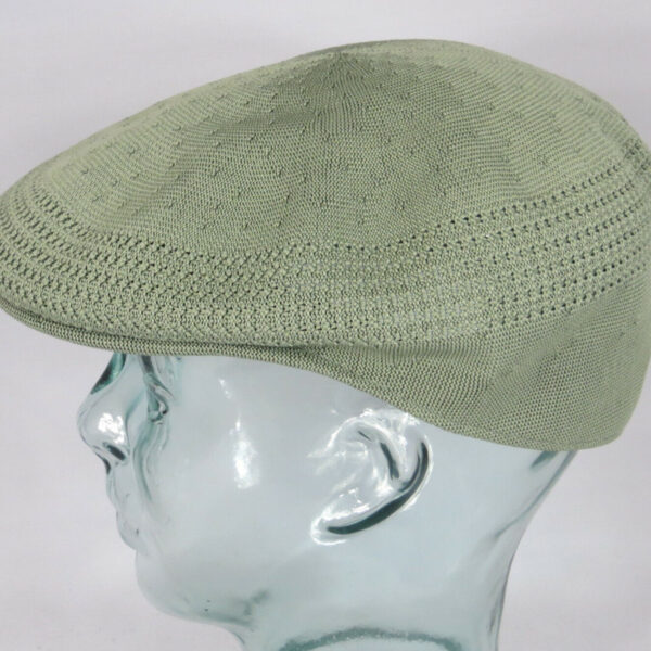 KANGOL TROPIC VENTAIR 504 Flatcap oil green Cap Mütze Kangolcap Golfcap NEU