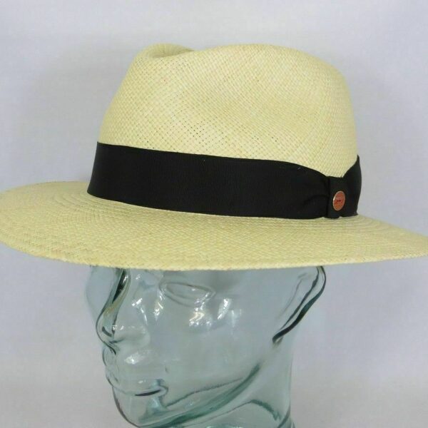 MAYSER Panamahut Tarbes Strohhut Panama Hut natur Wasserabweisend UV Protect Neu