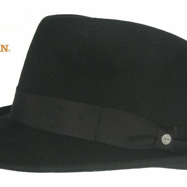 STETSON TRILBY Hut ELKADER schwarz Wollhut Wollfilz Hat NEU