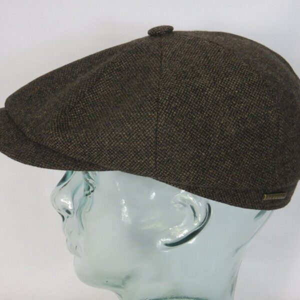 STETSON HATTERAS Schieber Mütze Cap Kappe Flatcap Bakerboy braun Neu