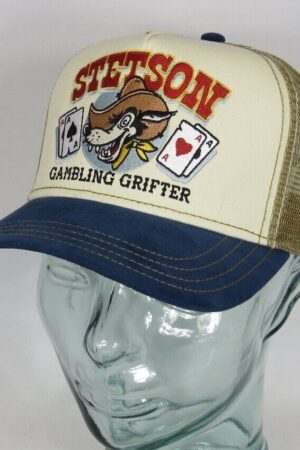 STETSON Trucker Cap Mesh Netz Kappe BASECAP Mütze Gambling Grifter 7751191 NEU