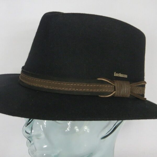 FAUSTMANN Outdoorhut OUTSTRONG Schwarz Hut Treckinghut Filzhut Outdoors NEU