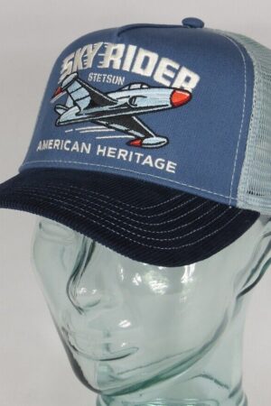 STETSON Trucker Cap Mesh Netz Kappe BASECAP SNAPBACK Sky Rider NEU