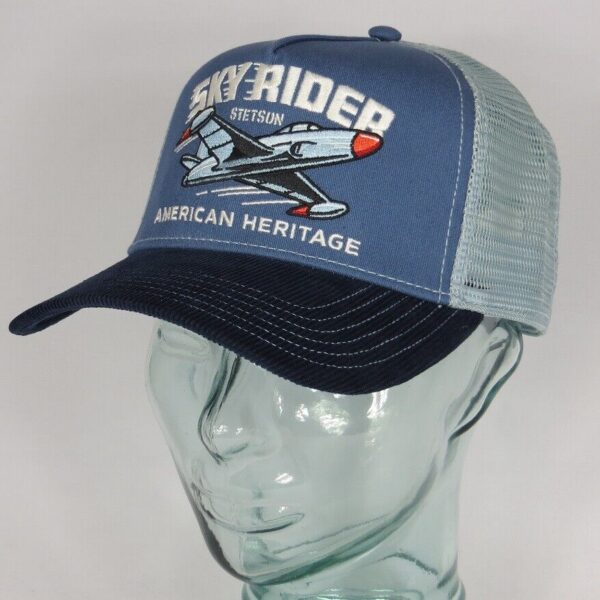 STETSON Trucker Cap Mesh Netz Kappe BASECAP SNAPBACK Sky Rider NEU