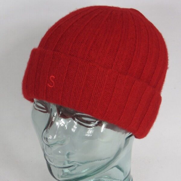 Stetson Surth Strickmütze Beanie 100% Kaschmir rot Cashmere 8539201 Neu