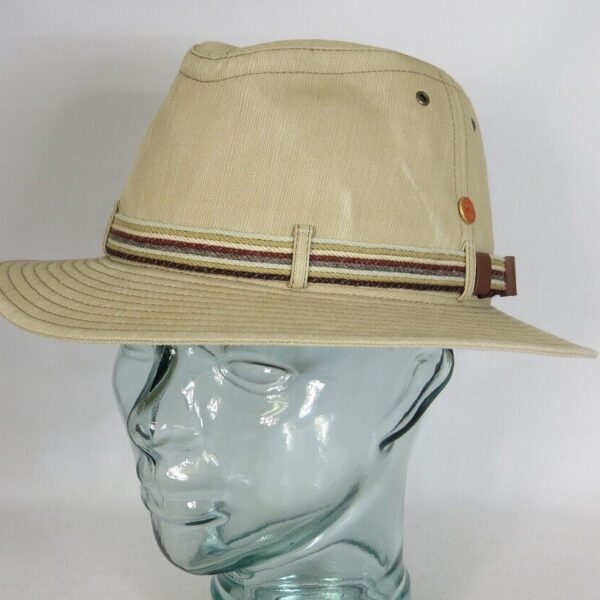 MAYSER MENOWIN Outdoor Hut Baumwolle UV Schutz 80 Stoffhut Traveller beige Neu