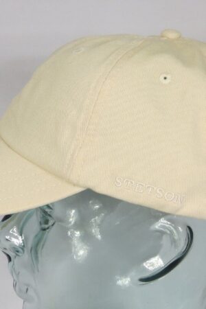 STETSON RECTOR Cap Basecap Käppi Kappe Mütze beige Baumwolle Sun Guard NEU 71