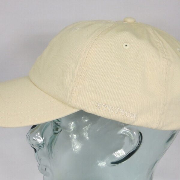 STETSON RECTOR Cap Basecap Käppi Kappe Mütze beige Baumwolle Sun Guard NEU 71