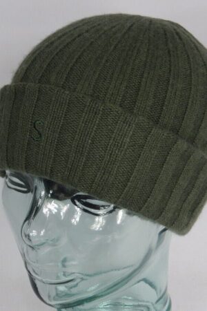 Stetson Surth Strickmütze Beanie 100% Kaschmir grün Cashmere Neu