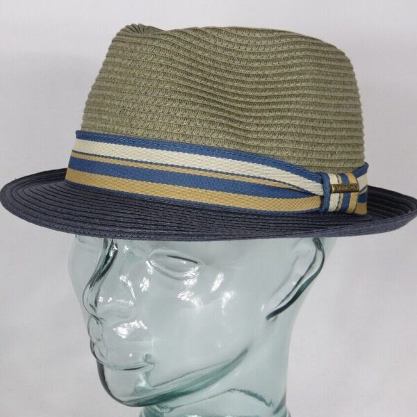 STETSON TOYO SOMMERHUT TRILBY Hut Strohhut knautschbar oliv Munster NEU