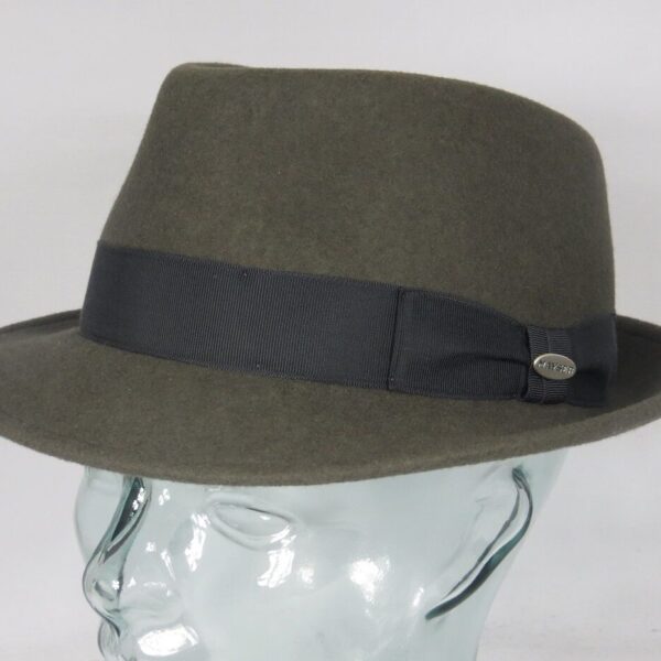 MAYSER TROY TRILBY HUT Cicero Wollhut Grau Trilbyhut Herrenhut Filzhut NEU