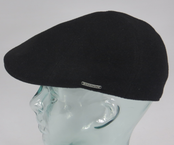 STETSON TEXAS Wool Flatcap Schiebermütze Ivy Cap Gatsby schwarz 6610102 Neu