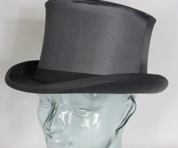 Chapeau Claque Zylinder Hut Klapphut schwarz Top Hat Neu