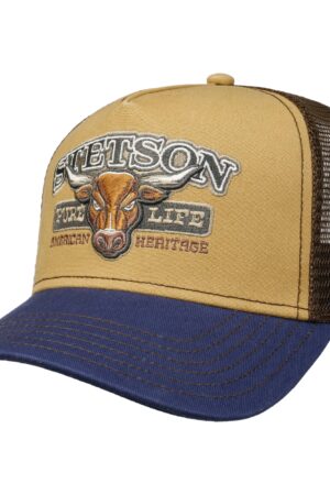STETSON Trucker Cap Bull Mesh Netz Kappe Mütze Baseballcap 7761160 Neu