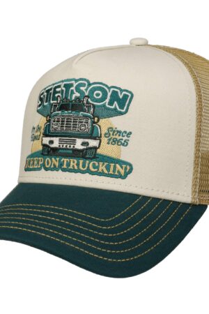 STETSON Trucker Cap Keep On Trucking Mesh Netz Kappe Mütze Baseballcap 7761164 Neu