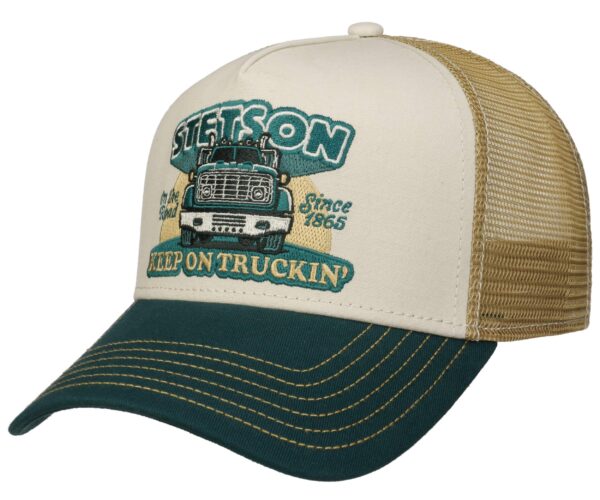 STETSON Trucker Cap Keep On Trucking Mesh Netz Kappe Mütze Baseballcap 7761164 Neu