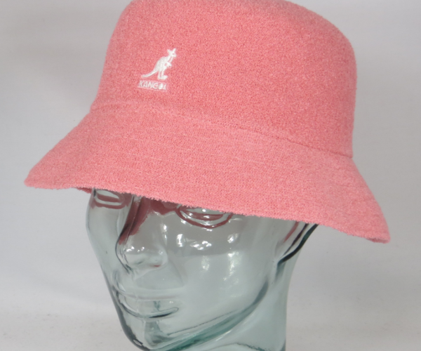 Kangol Bermuda Bucket Hat Fischerhut Frottee Hut pink NEU