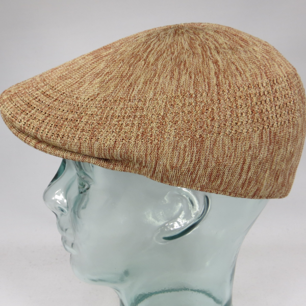 Kangol Color Burst Ventair 507 Flatcap Ivy Cap Gatsby Schiebermütze braun Neu