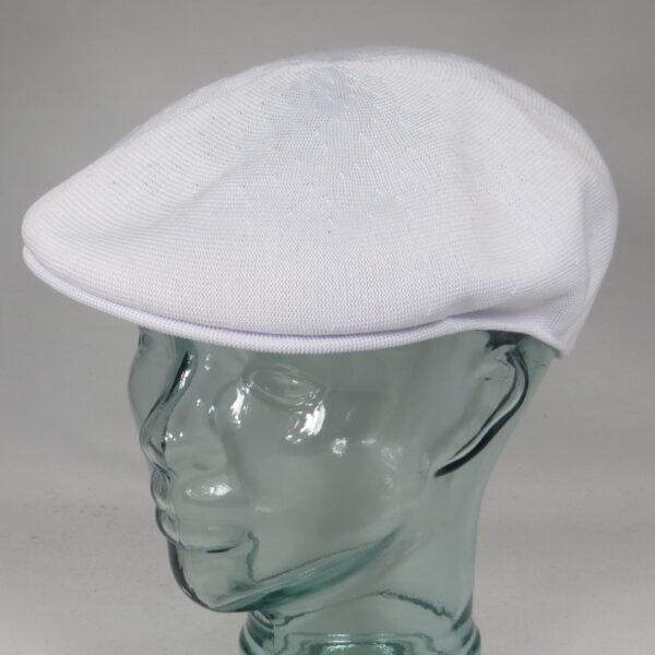 Kangol Tropic 504 Flatcap Cap Mütze Schiebermütze Schirmmütze weiss NEU