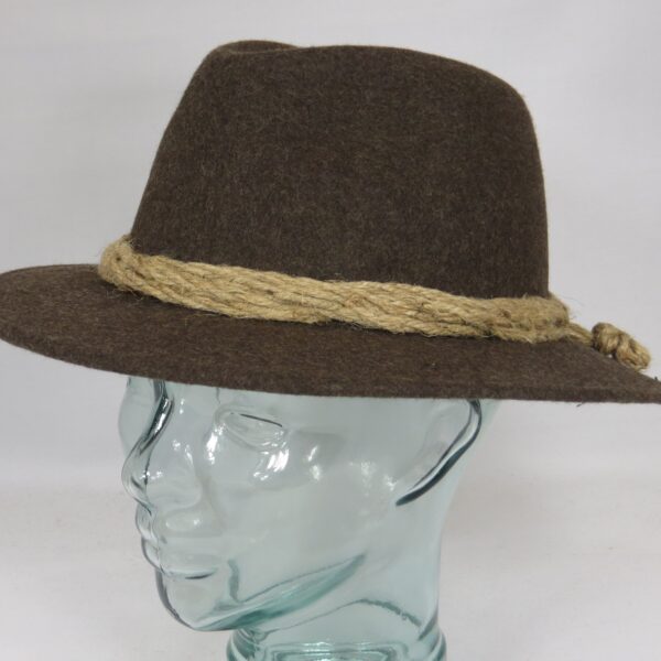 Faustmann Outdoorhut Trachtenhut Lodenhut Filzhut Tiroler braun Neu