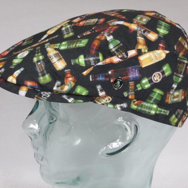 City Sport Schiebermütze Sommer Mütze Flatcap Bier Bierflaschen Kappe Neu