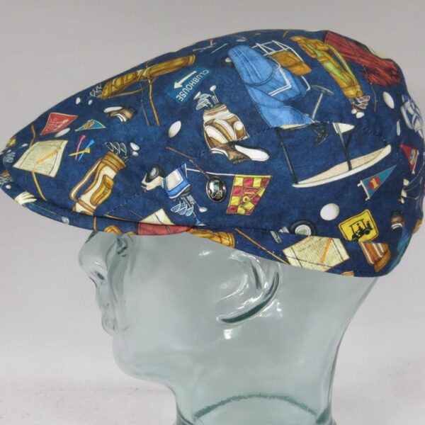 City Sport Schiebermütze Golf Sommer Mütze Flatcap Handicap Caddy Kappe Neu