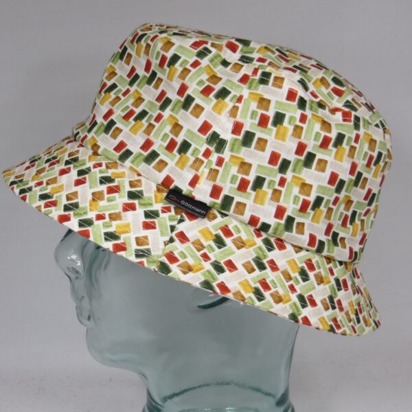 Göttmann Bucket Hat Multicolor Fischerhut Schlapphut Stoffhut Leinen Hut NEU