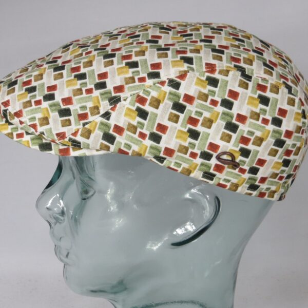 Göttmann Jackson Leinen Multicolor Schiebermütze Flatcap Kappe Mütze Neu