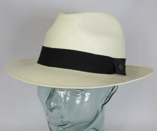 Vintimilla Panamahut New Atlanta Strohhut Fedora Hut gebleicht UV-Schutz 50+ Neu