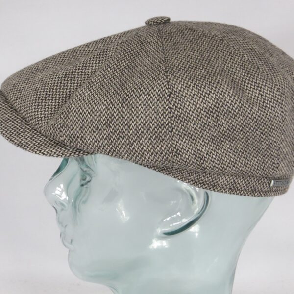 Stetson Hatteras Wool Schiebermütze Flatcap Cap Kappe Mütze Bakerboy beige 6870502  Neu