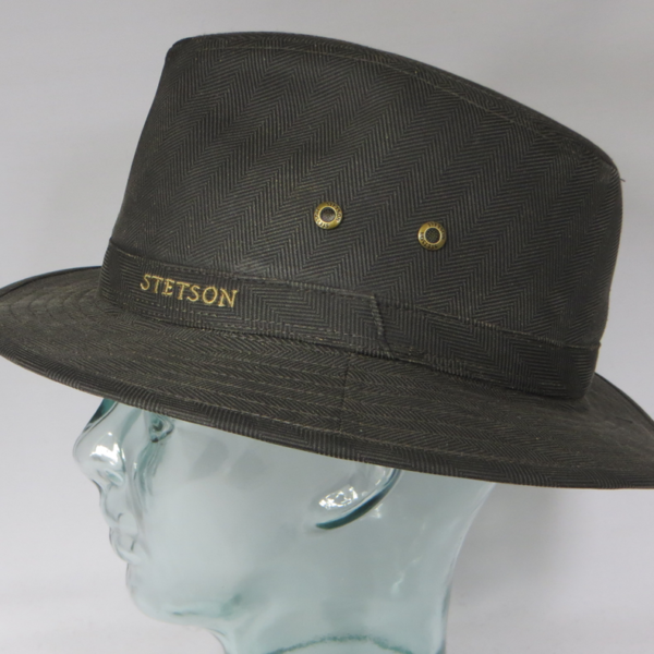 Stetson Ava Herringbone Traveller Hut Outdoor Trekking Hat Vintage Neu