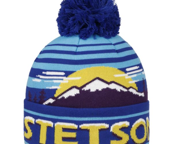 Stetson Beanie Pompom Freestyle Bommelmütze Strickmütze Pudelmütze 8599135 Neu