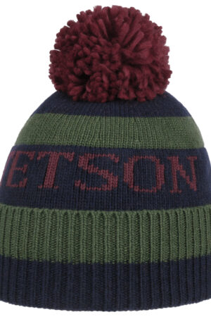 Stetson Beanie Pompom Bommelmütze Strickmütze Pudelmütze 8599380 Neu