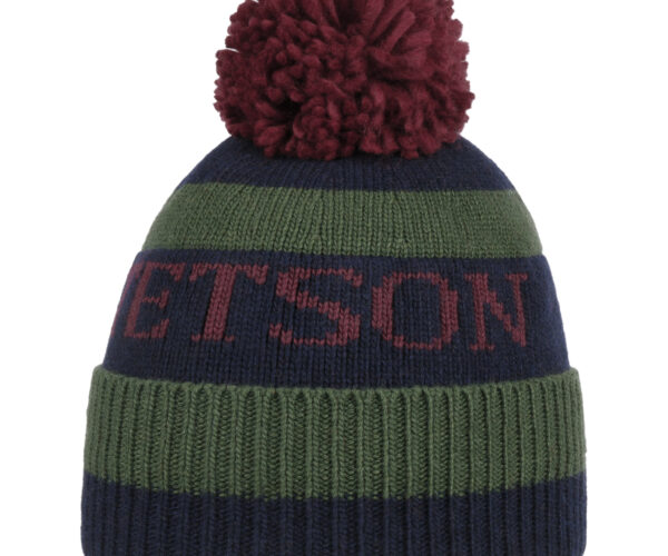 Stetson Beanie Pompom Bommelmütze Strickmütze Pudelmütze 8599380 Neu