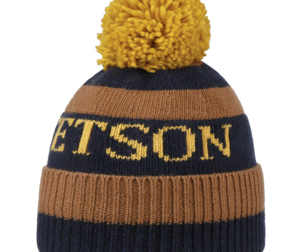 Stetson Beanie Pompom Bommelmütze Strickmütze Pudelmütze 8599380 Neu