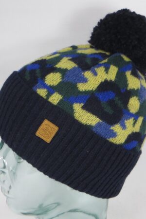 Stetson x The Feebles Beanie Pompom Bommelmütze Strickmütze Pudelmütze 8599387 Neu
