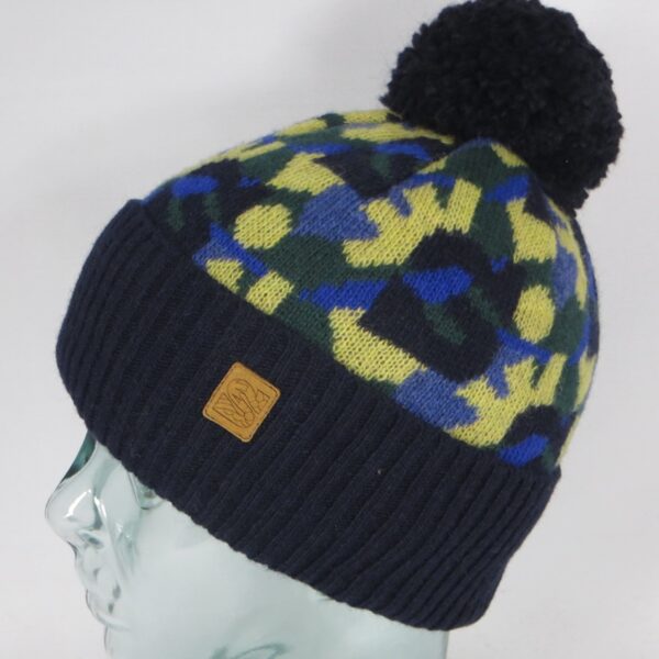 Stetson x The Feebles Beanie Pompom Bommelmütze Strickmütze Pudelmütze 8599387 Neu