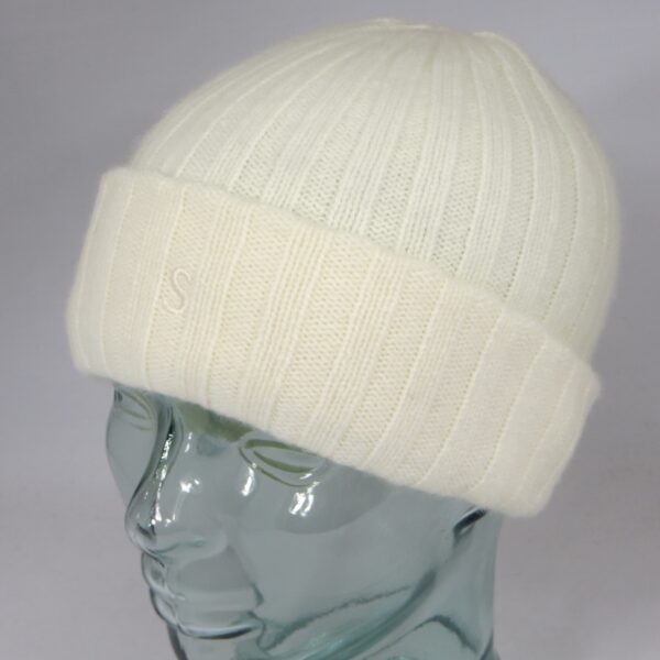 Stetson Surth Strickmütze Beanie 100% Kaschmir wollweiß Cashmere 8539201 NEU