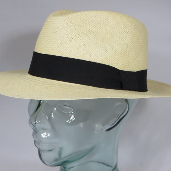 Vintimilla Panamahut Brisa Strohhut Fedora Bogart Hut natur Neu