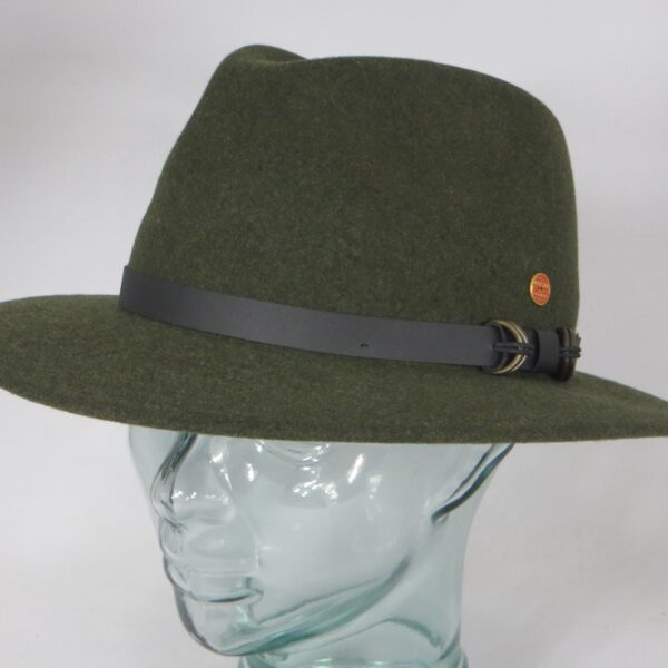 Mayser Hut Georgia Trecking Outdoorhut grün Jagdhut Wollfilz Traveller NEU