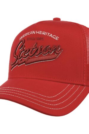 Stetson Trucker Cap American Heritage Netz Kappe Baseballcap Mütze 7751171 rot Neu