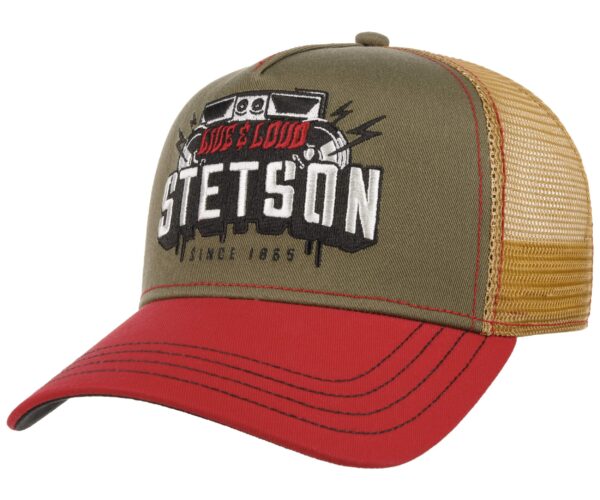 Stetson Trucker Cap Festival Live Loud Baseballcap Netz Kappe Mütze 7741111 Neu 2025