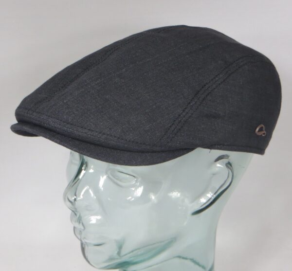 Göttmann Jackson Leinen Schiebermütze Flatcap Kappe Mütze anthrazit UV Schutz Neu – Bild 2