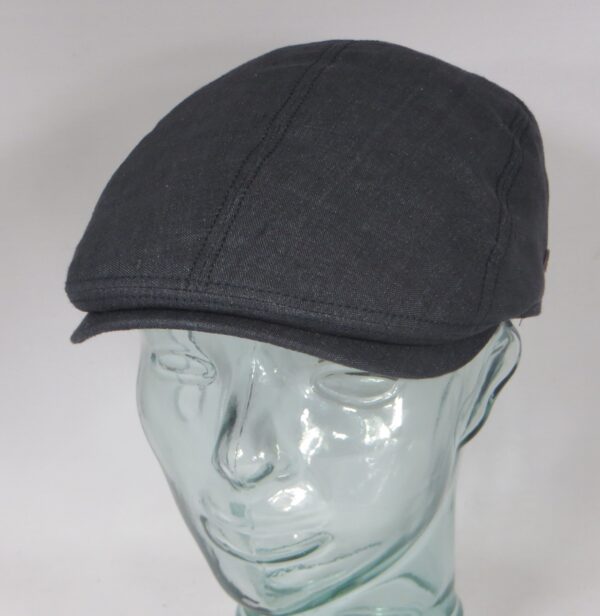 Göttmann Jackson Leinen Schiebermütze Flatcap Kappe Mütze anthrazit UV Schutz Neu – Bild 3