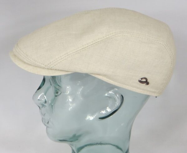 Göttmann Jackson Leinen Schiebermütze Flatcap Kappe Mütze hellbeige UV Schutz Neu