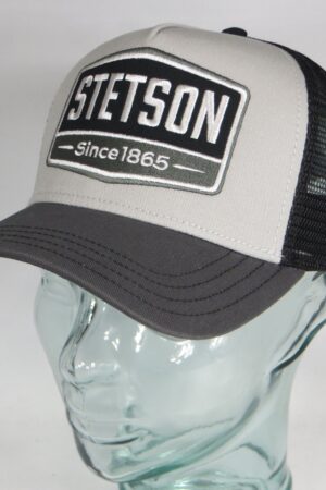 Stetson Trucker Cap Gasoline Since 1865 Netz Kappe Baseball Mütze grau 7751107 Neu
